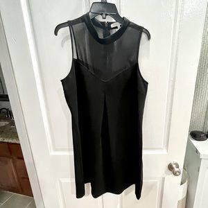 BCBGeneration Black Sleeveless Swing Dress